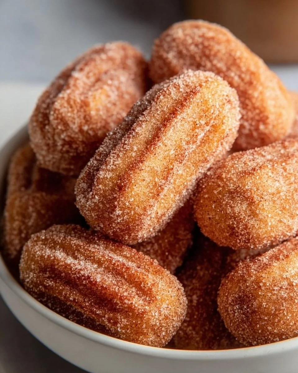 Healthy Baked Churro Bites