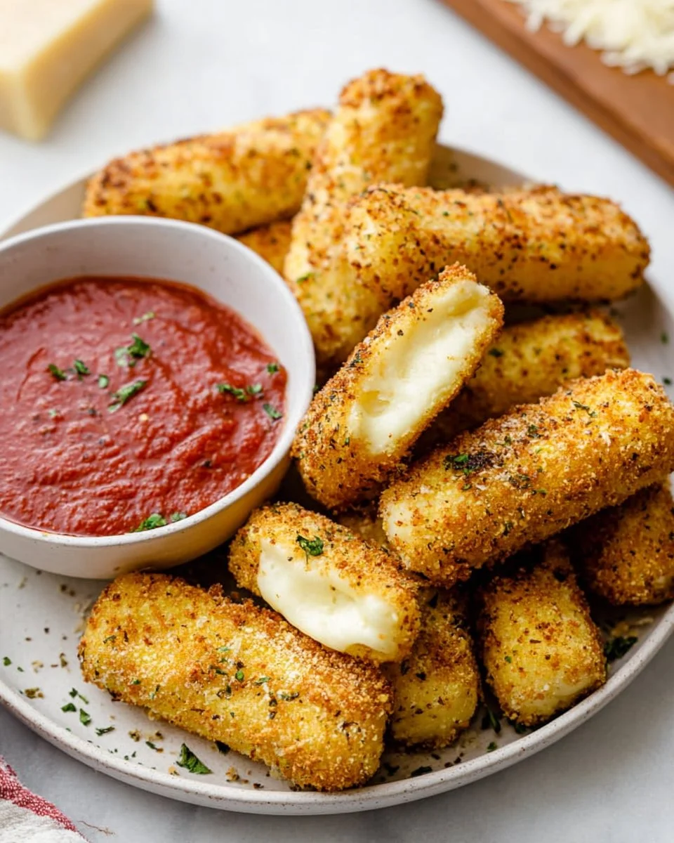 Air Fryer Mozzarella Cheese Sticks