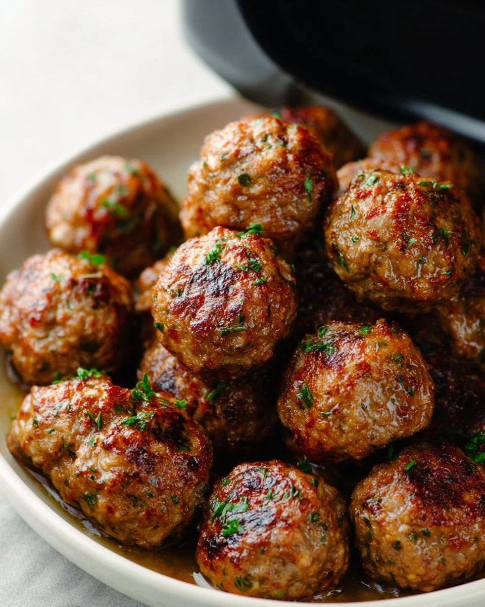 Quick and Easy Air Fryer Meatballs