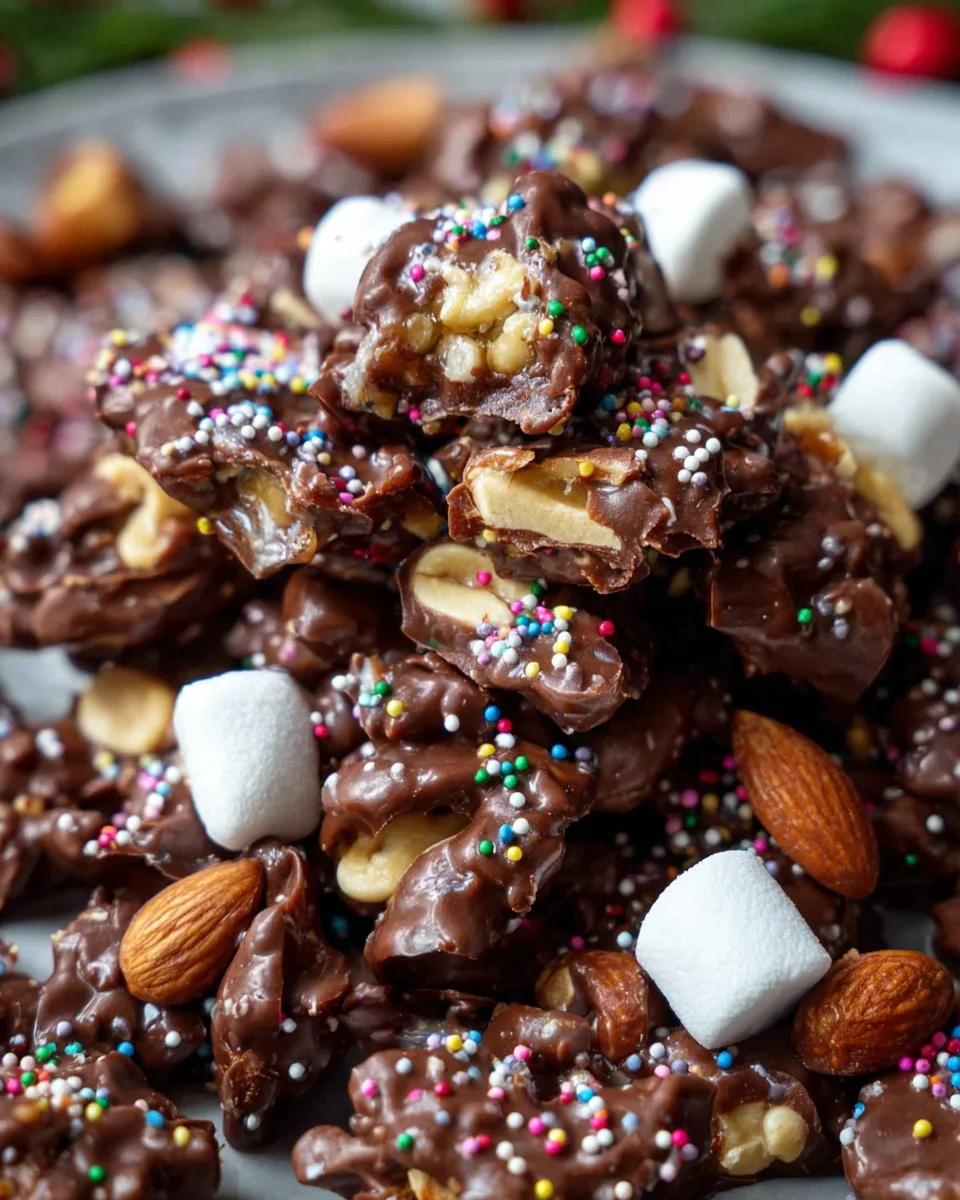 Delicious Crockpot Candy treats ready to enjoy.