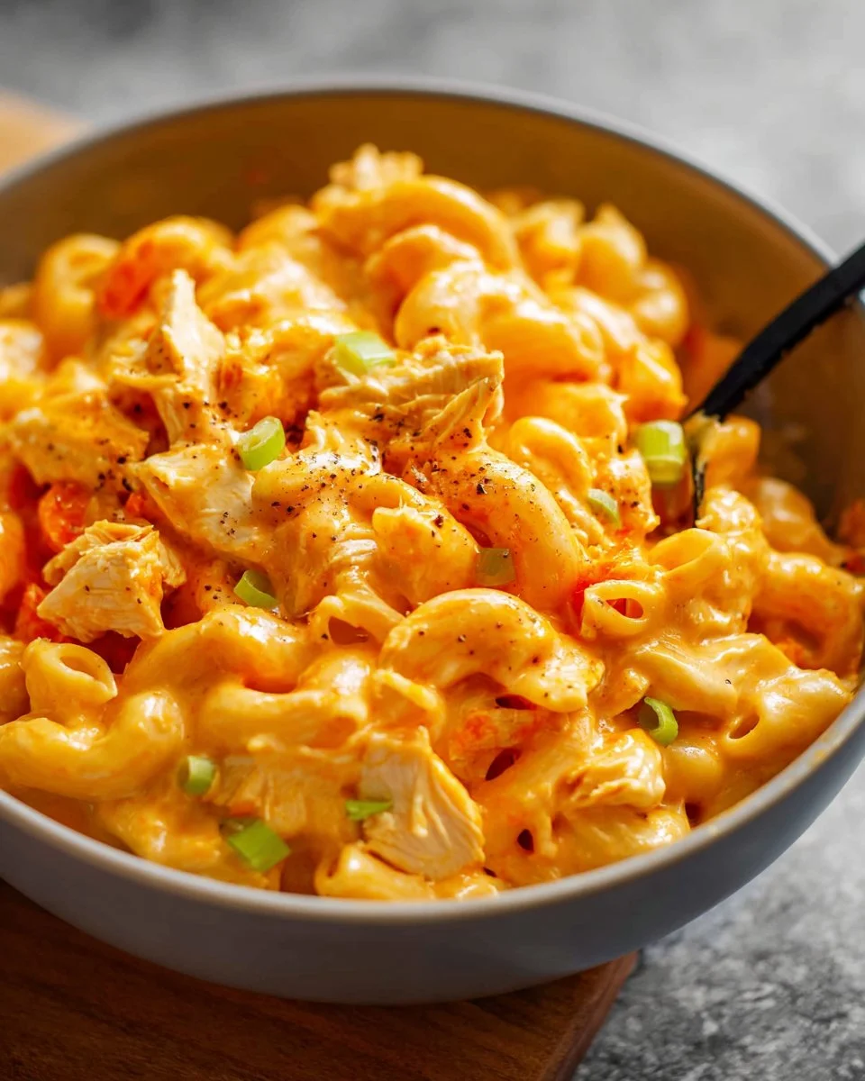 Buffalo Chicken Macaroni and Cheese
