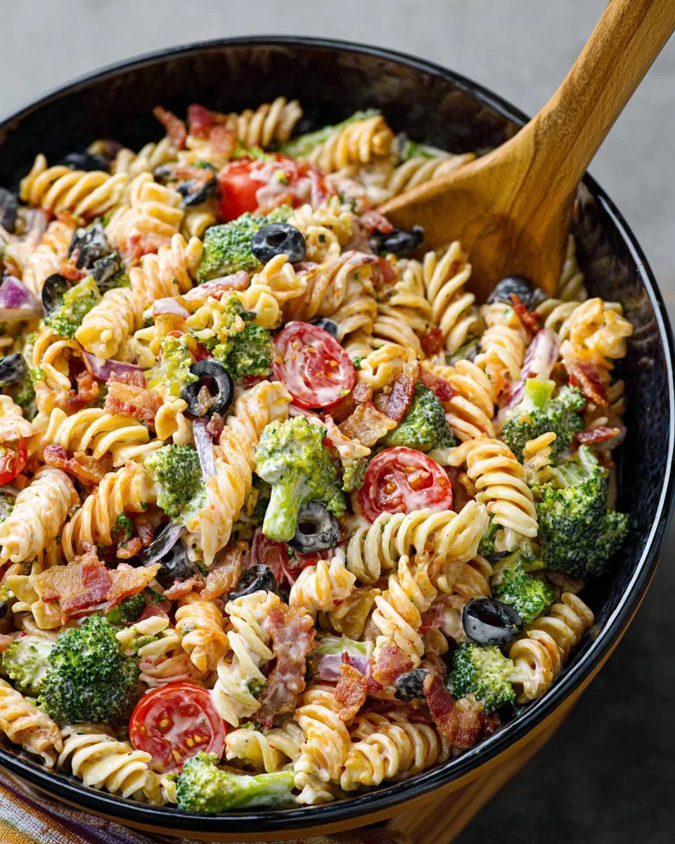 Incredible Bacon Ranch Pasta Salad