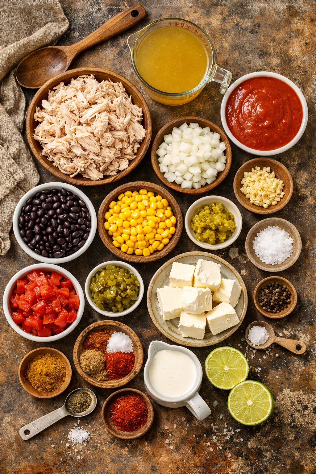 Creamy Chicken Enchiladda Soup