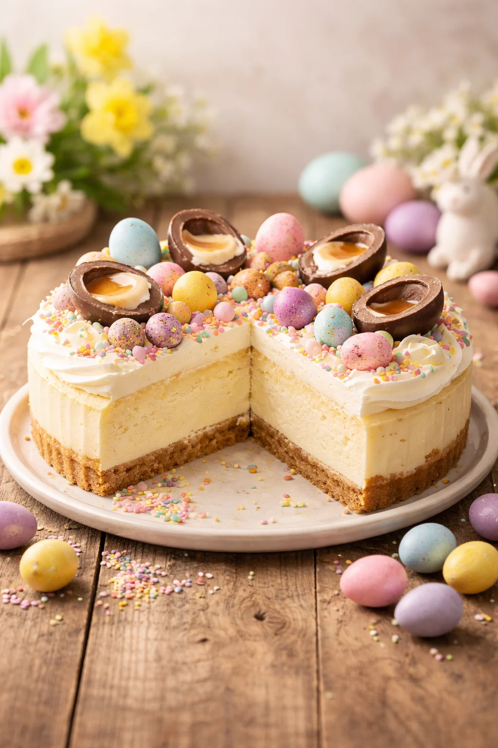 Easter Egg Cheesecake