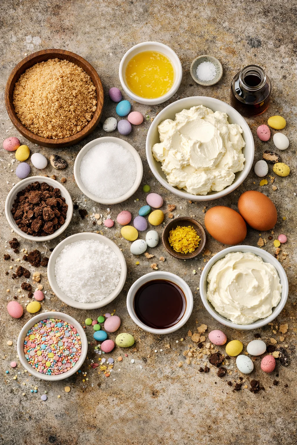 Easter Egg Cheesecake