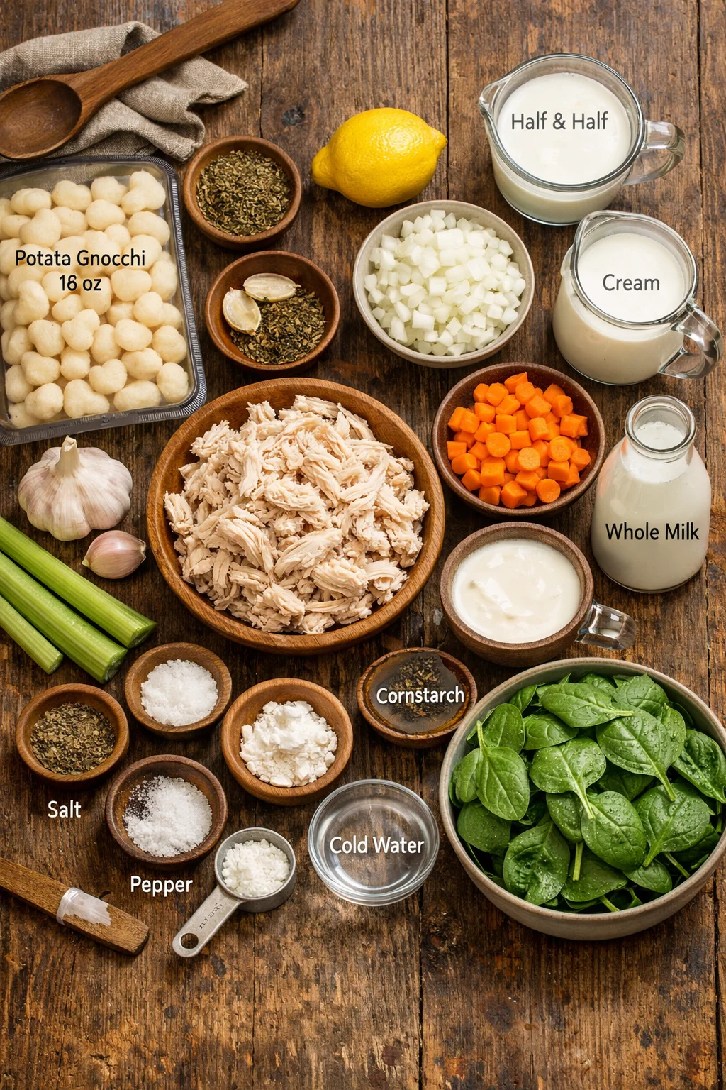 Easy Rotisserie Chicken Gnocchi Soup