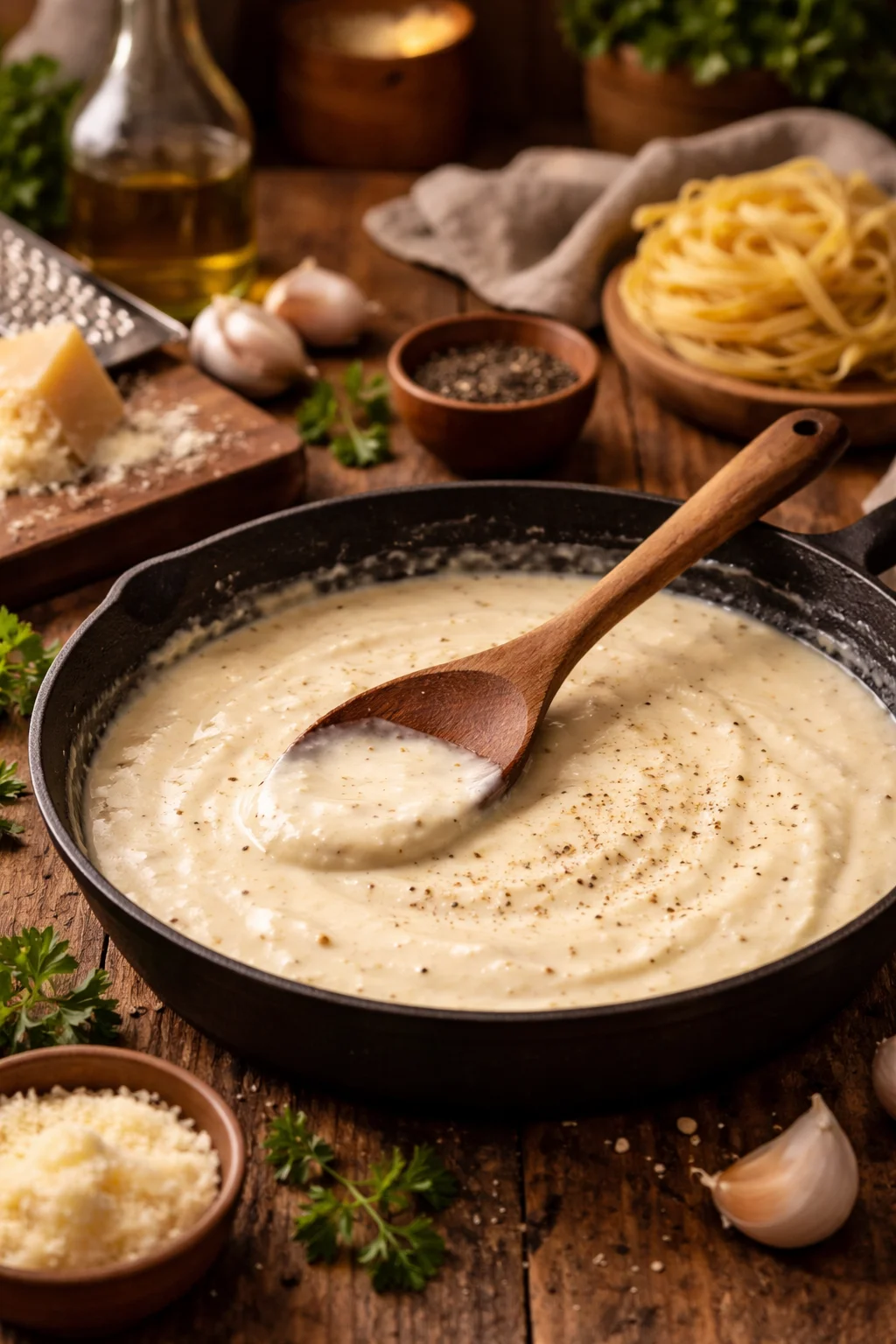 Homemade Alfredo Sauce