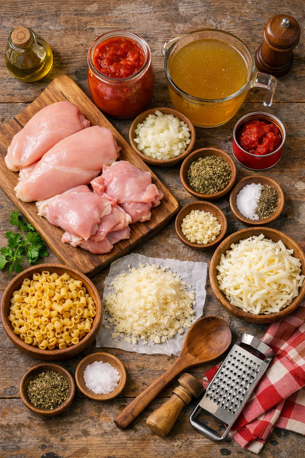Slow Cooker Chicken Parm Soup Delight