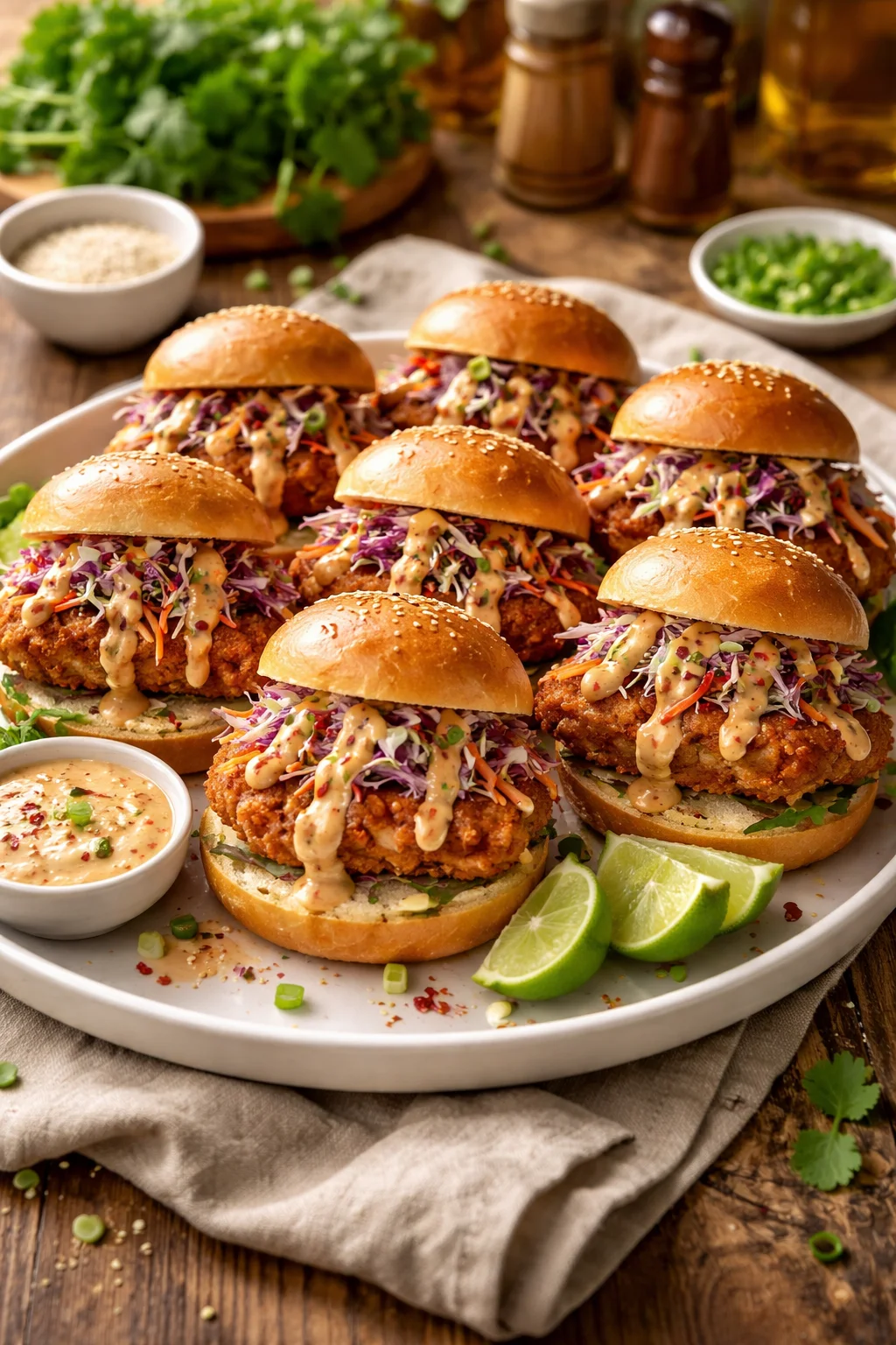 Bang Bang Chicken Sliders