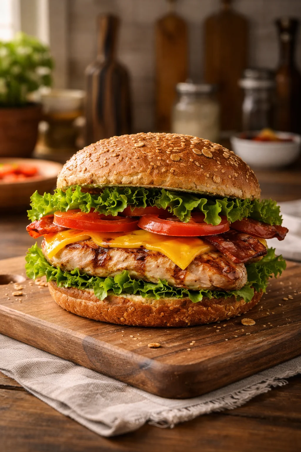 Chick-fil-A Grilled Chicken Club Sandwich