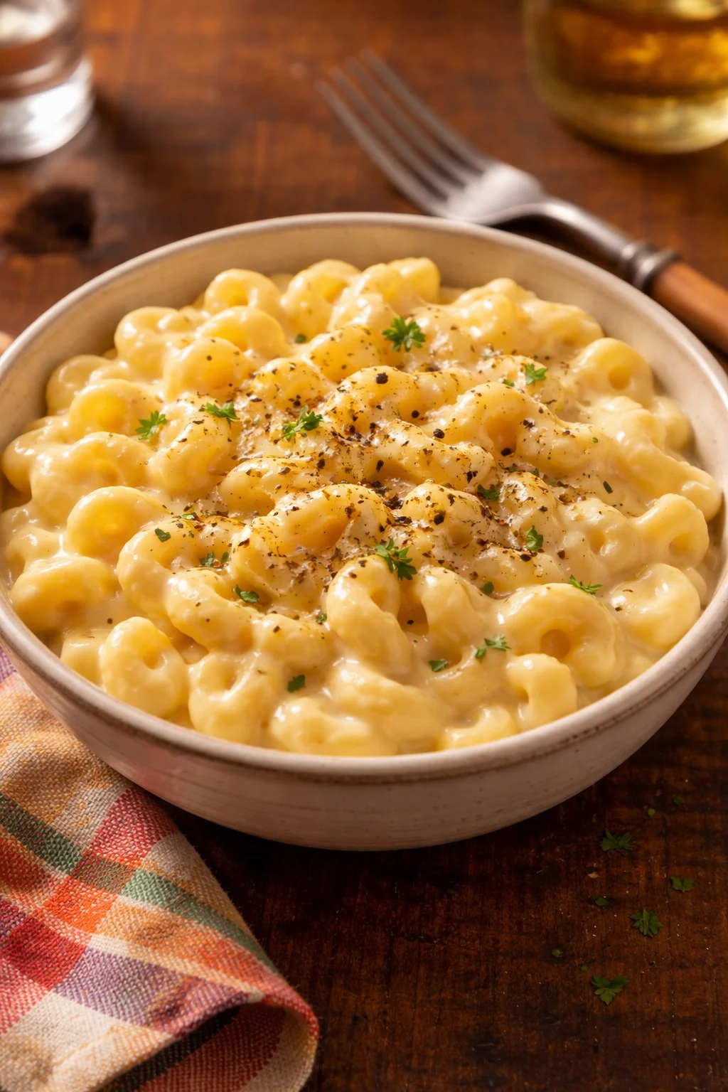 Creamy White Cheddar Mac & Cheese