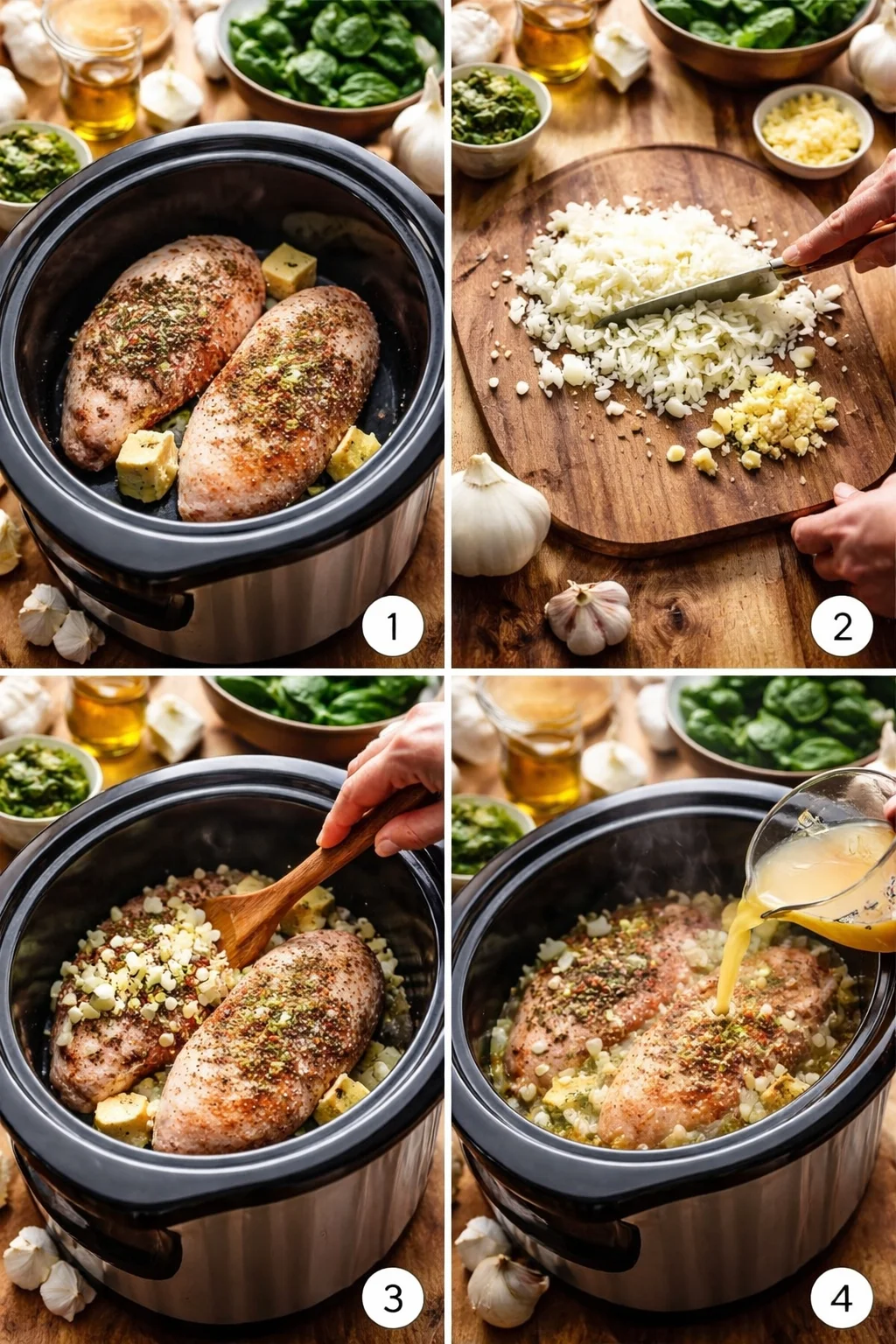 Crock Pot White Lasagna Soup