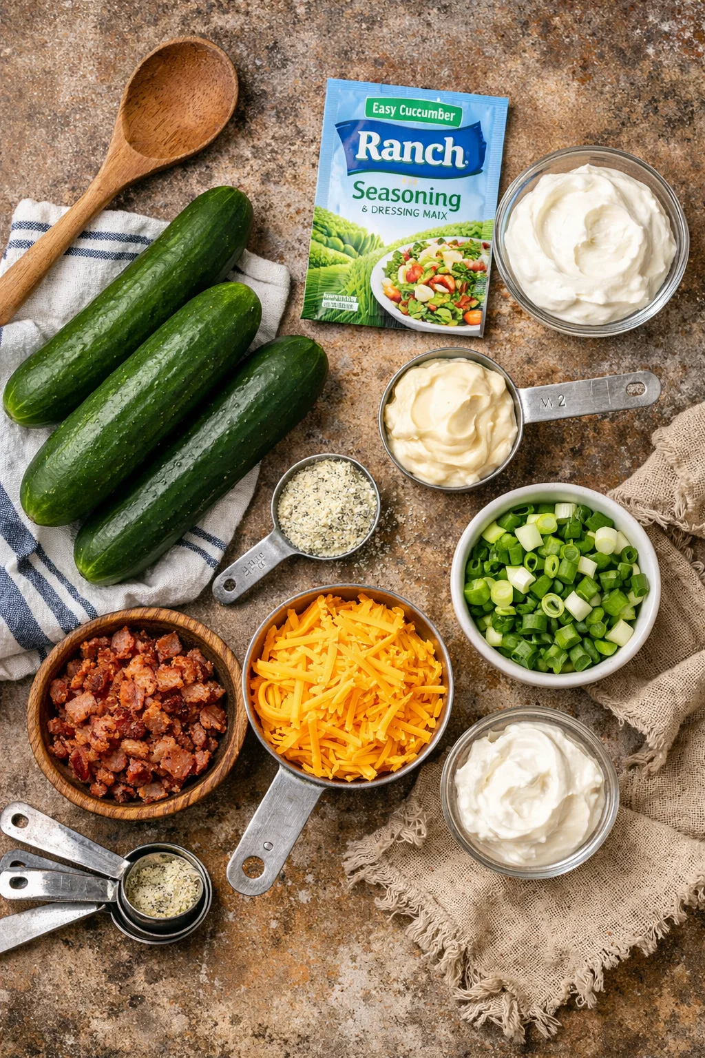 Easy Cucumber Ranch Crack Salad