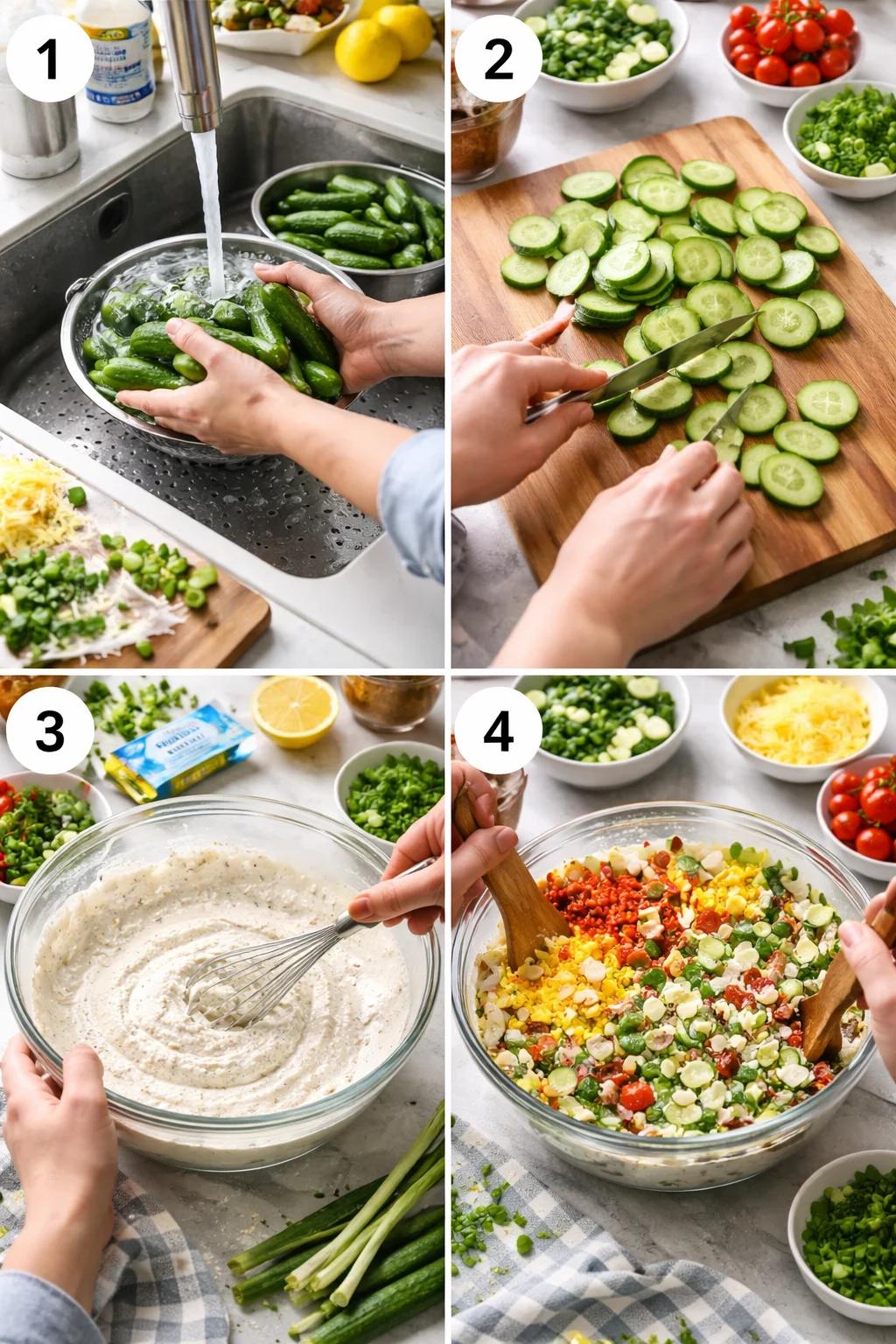 Easy Cucumber Ranch Crack Salad