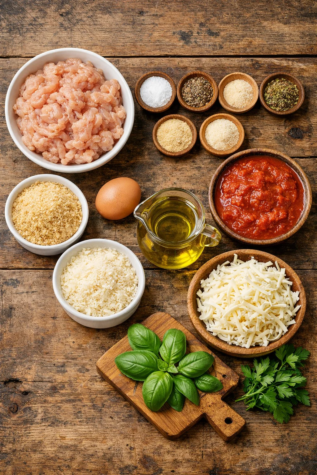 Ground Chicken Parmesan