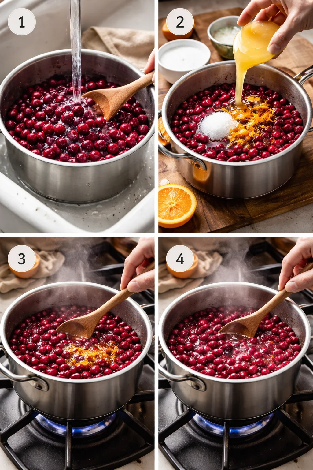 Homemade Fresh Cranberry Orange Sauce
