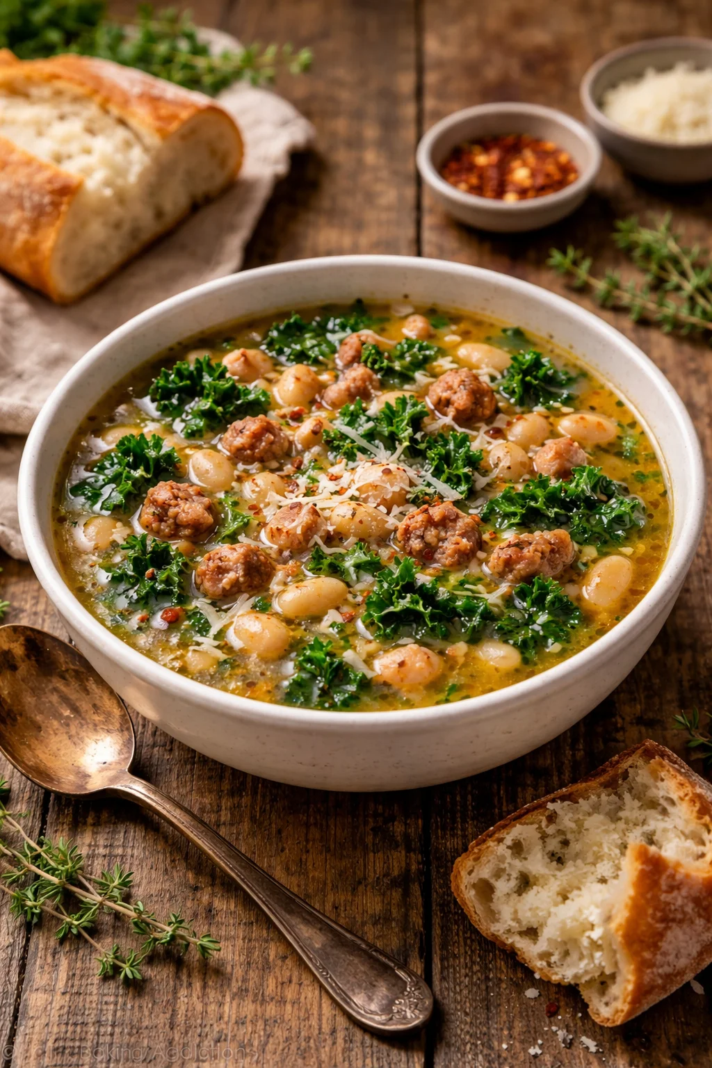 Italian Sausage White Bean Soup