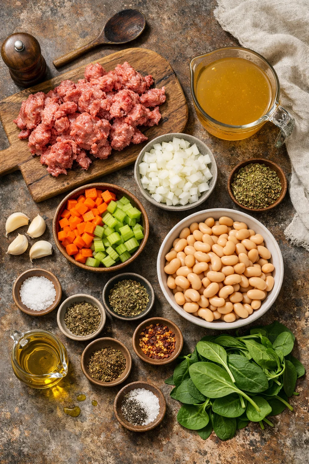 Italian Sausage White Bean Soup