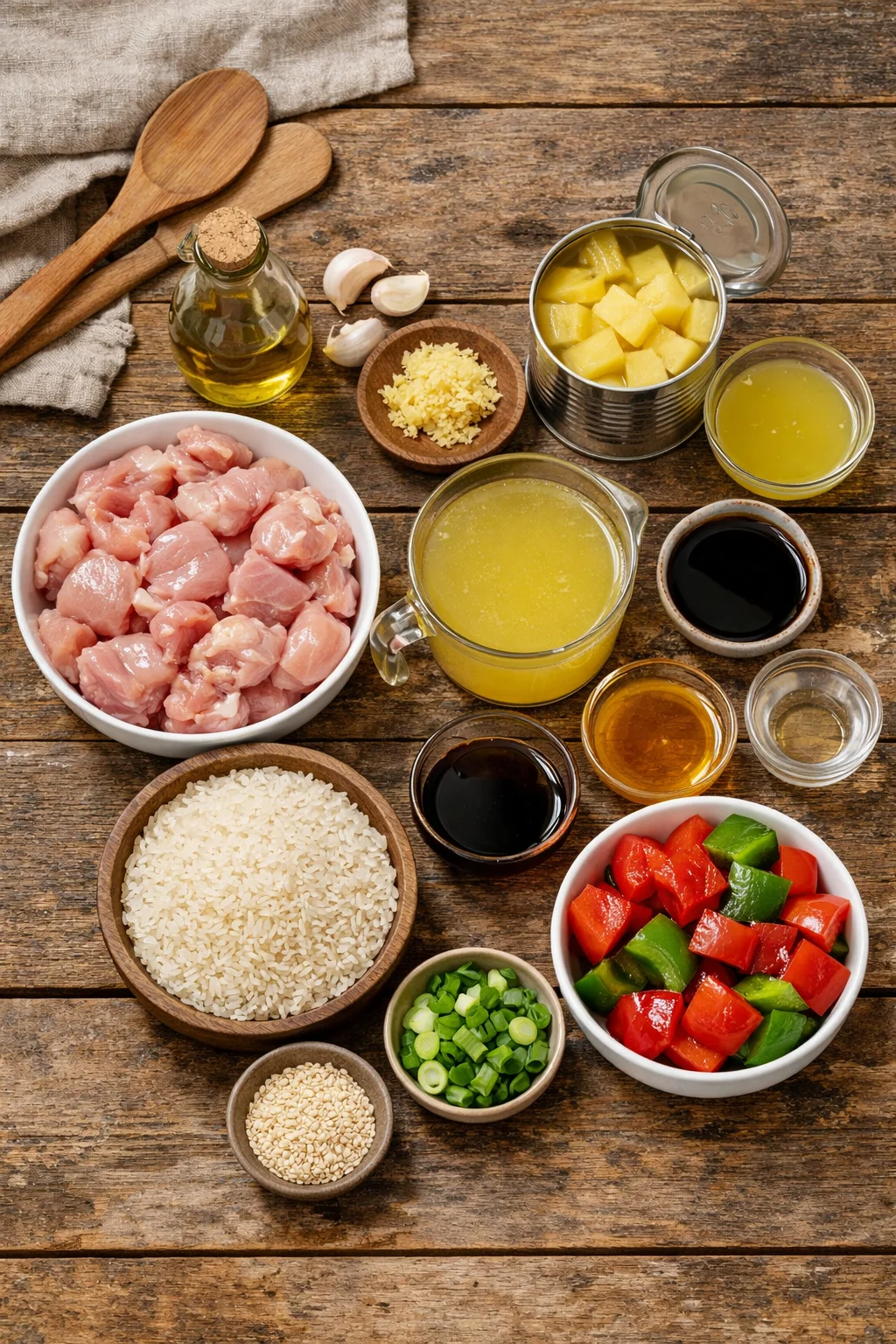 One-Pan Pineapple Chicken & Rice
